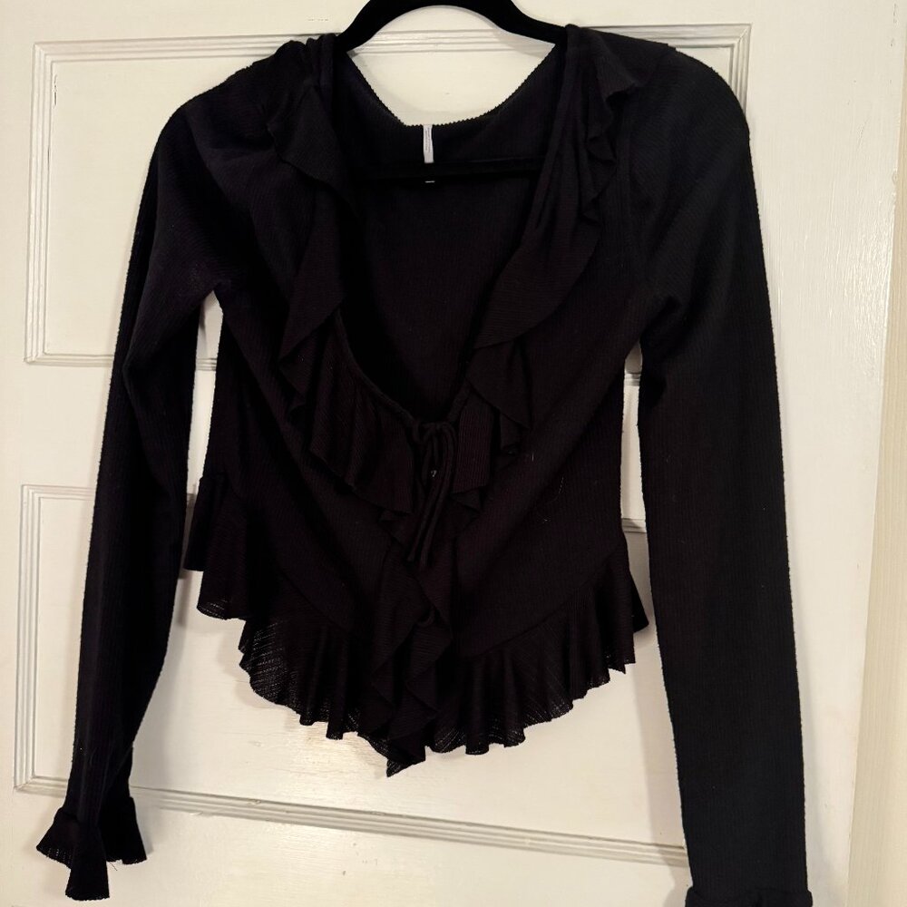 Free People Black Long Sleeve
